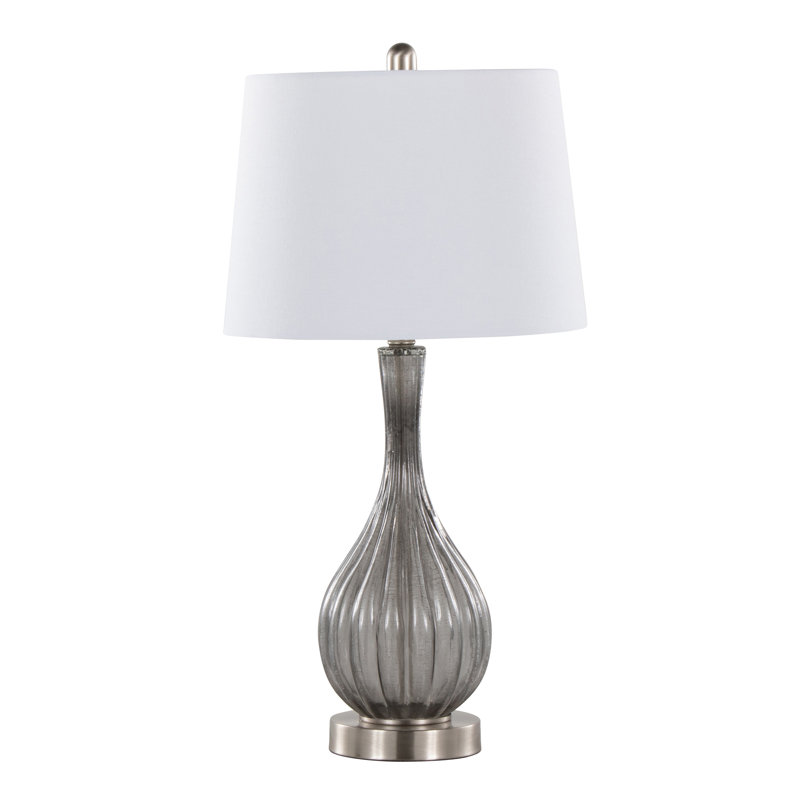 Lampe de table contemporaine, Gris