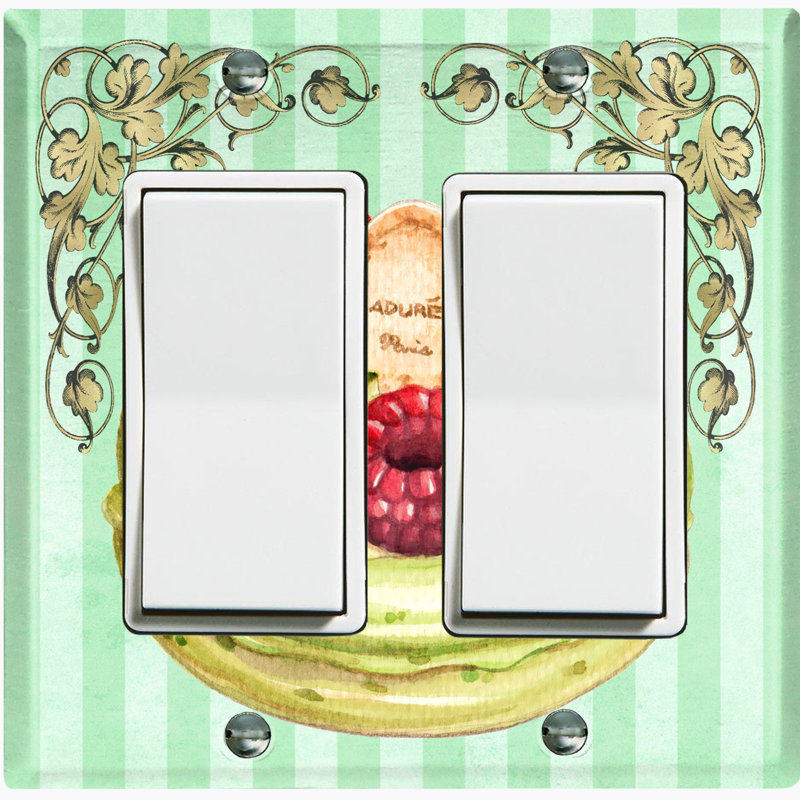 Assiette murale à 2 bandes assortie