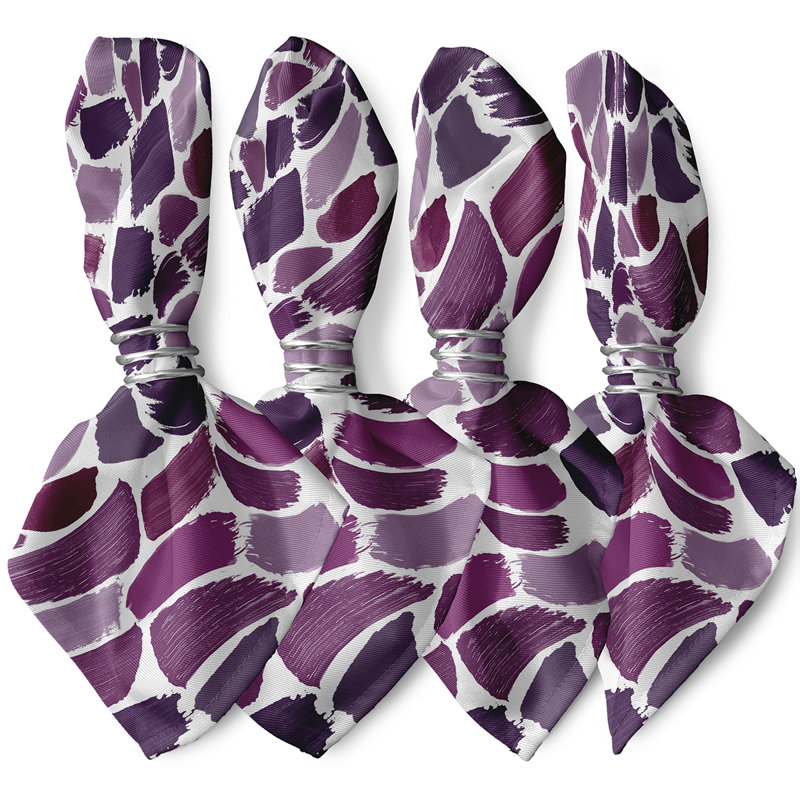 Ensemble de serviettes 4 pièces Alfarata Novelty, Mauve