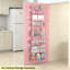 Rangement rose au-dessus de la porte avec 8 paniers de rangement réglables-512675263