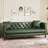 81" Leather Couch, Handmade Button Tufted 3 Seater Sofa, Chesterfield Sofa with Deep Seat-2135252213