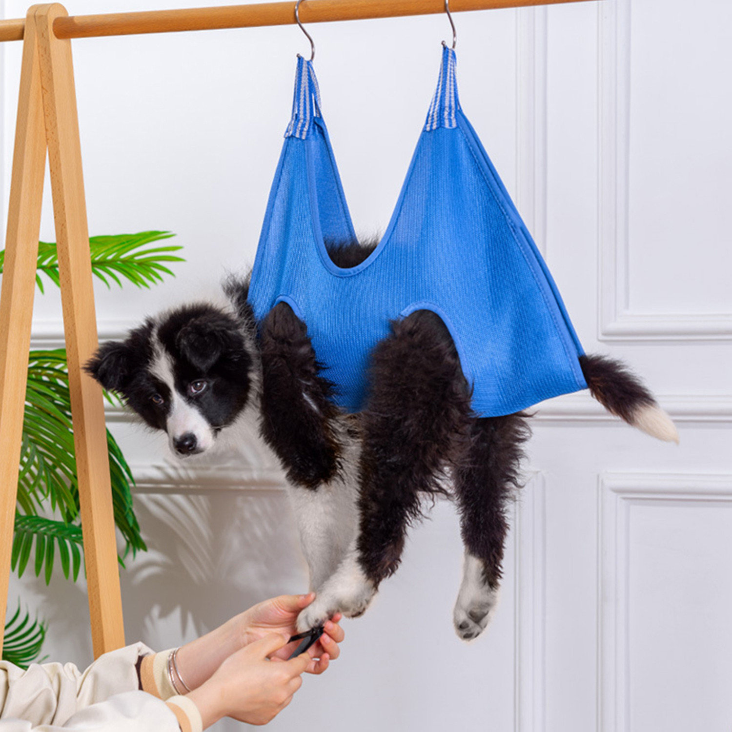 Pet Grooming Hammock Sling Helper Dog Restraint Bag For Nail Trimming-Pink  | eBay