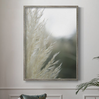 Subtle Grasses I Framed Print - Solid Wood
