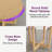 47'' Modern Round Solid Wood Dining Table with Cross-Leg Base for People-1070070215
