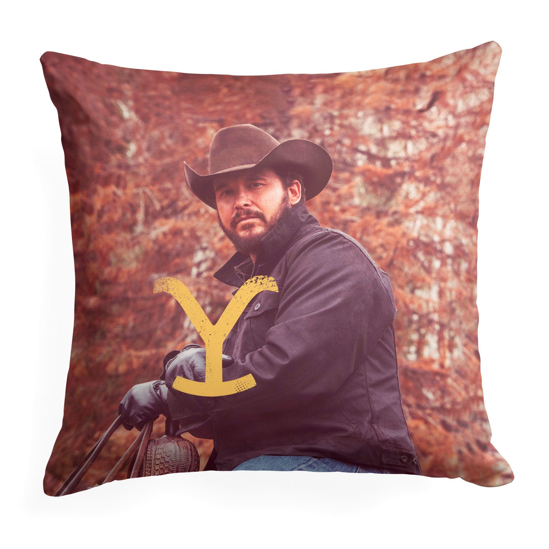 Northwest Paramount Yellowstone Rip Dutton Ranch Printed Throw Pillow ...