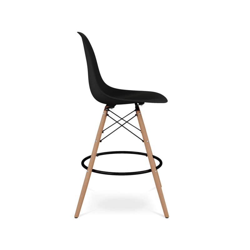Modholic Eiffel Counter Stool, Black (Set Of 4), Black