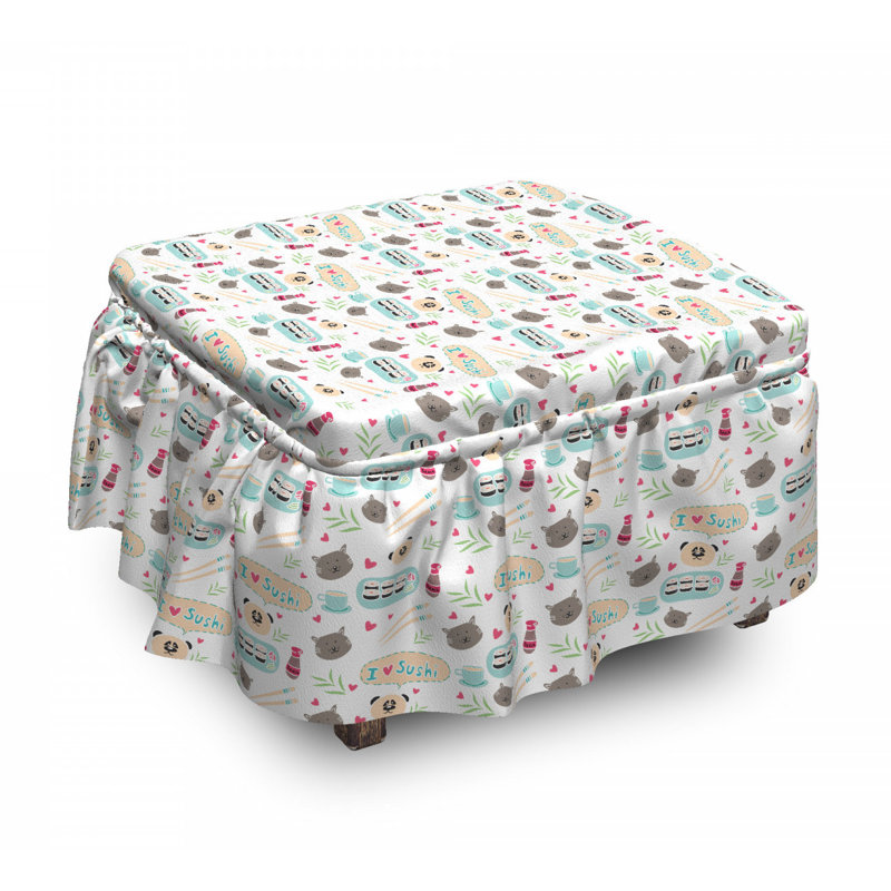 Housse pour i love sushi doodle repose-pieds