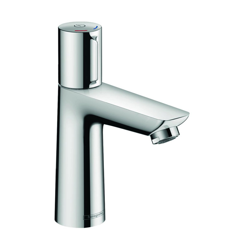 Robinet de salle de bain à un trou avec ensemble de drain moins les poignées Talis E, Chrome