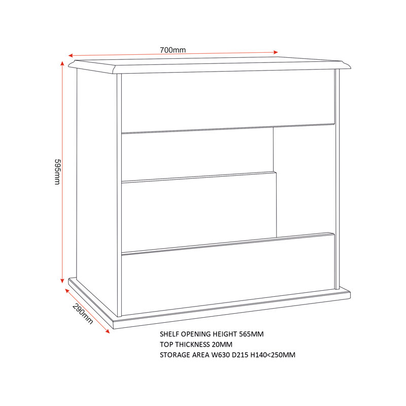 Clarita Sofa End Table