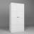 Fairview Transitional 2-Door 75'' Tall Wardrobe