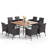 Ballarat 8 - Person Patio Dining Set with Square Table , Cushions Included