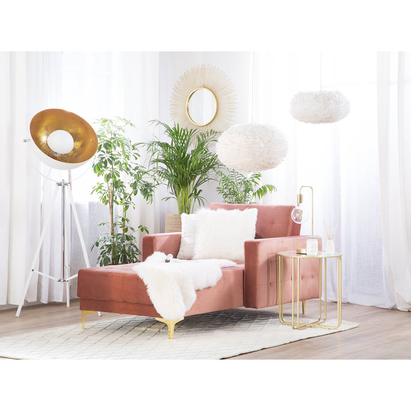 Dublin Velvet Chaise Lounge