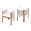 Ensemble de 2 chaises de salle à manger Matéria