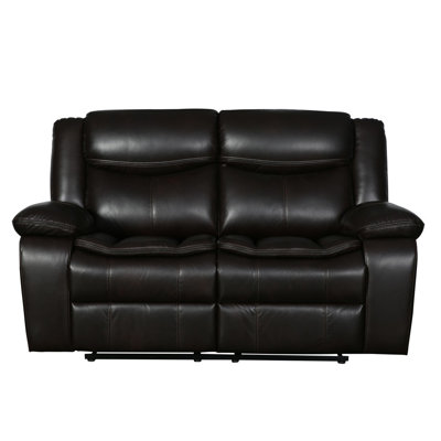 Apollonie 64'' Faux Leather Reclining Loveseat