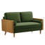 Kellan Performance Velvet Sofa In Walnut Alabaster-105770607-105770600-105770604