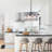 Modern Crystal 15.75"w In Black Dimmable & Adjustable Height Pendant Light