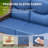 5 - Person Luxury Wicker Patio Furniture Set With Fire Pit Table & 6-Inch Extra-Thick Cushion Swivel Chairs-418102493-418102490