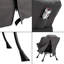Chaise longue surdimensionnée avec accoudoirs - Chaise de lecture moelleuse pour le salon, la chambre à coucher et les petits espaces - Support ergonomique et structure en acier robuste - Assemblage facile et base antidérapante