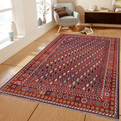 Lowana Wool Geometric Indoor Rug