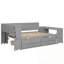 Full Size Daybed with Storage Shelves, Drawers, Trundle, Charging Station and LED Light-70485874