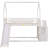 Twin over Twin House Bunk Bed with Convertible Slide,Storage Staircase-91054556