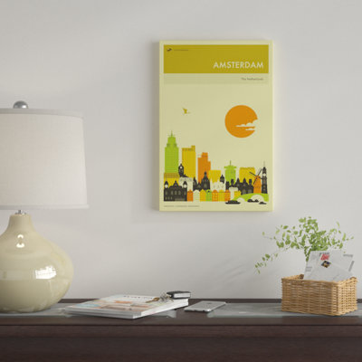 « amsterdam horizon », impression sur toile