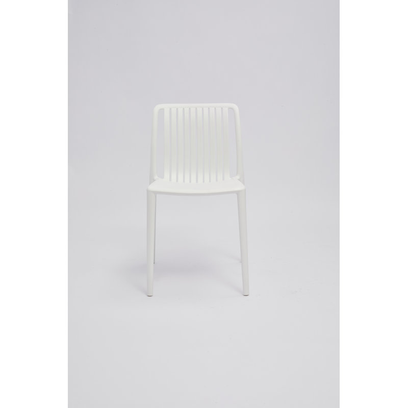 Chaise d'appoint en polypropylène, Blanc