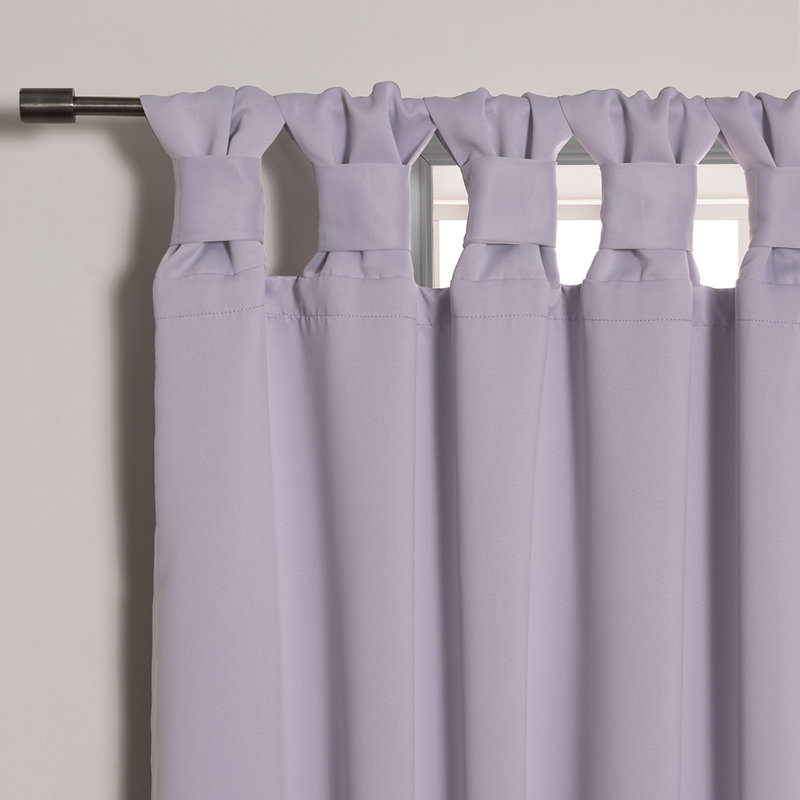 Molloy Insulating Curtain Pair, l 52" x L 63", Lilas
