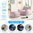 Oversized Bean Bag Chair with Ottoman & Armrests for Living Room, Lazy Sofa, Pink-1835336604