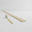 WM49 - Moulure de bois franc massif Crown Crown, H 3 po x P 2 1/8 po x F 3 5/8 po x L 96 po, peuplier teinté-96930588