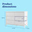Commode double 6 tiroirs Olivia-117229696