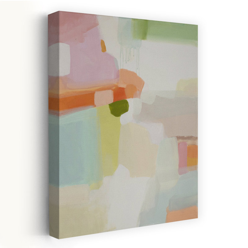 Art contemporain, art contemporain abstrait, H 24 po x l 16 po