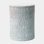 Pebble Stool Shiny Gray White