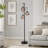 70 inch Black 3 Head Iron Floor Lamp