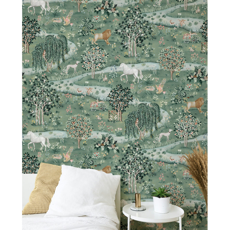 Rouleau de papier peint adhésif «Willow & Owl» par William Morris