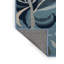 Tapis bleu lavable à la machine-1928951443