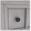 Console rustique avec deux tiroirs de taille différente et une tablette inférieure, finition gris délavé, parfaite pour le rangement et le style-822516892