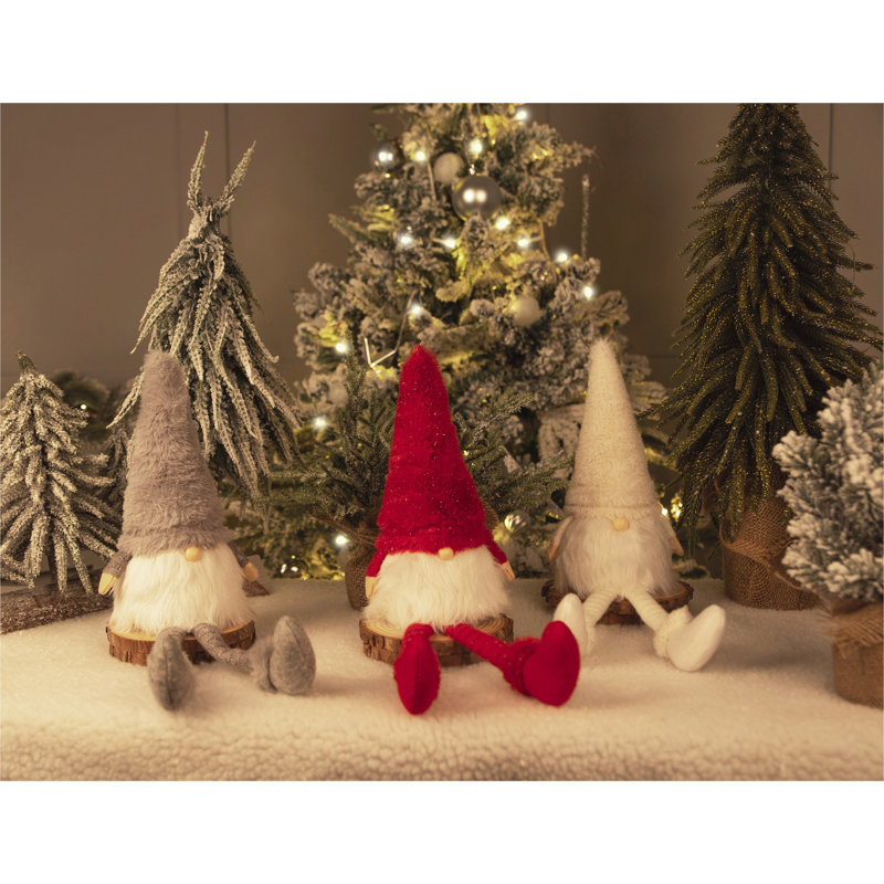 Cheve Christmas Stuffed Holiday Accent, Red