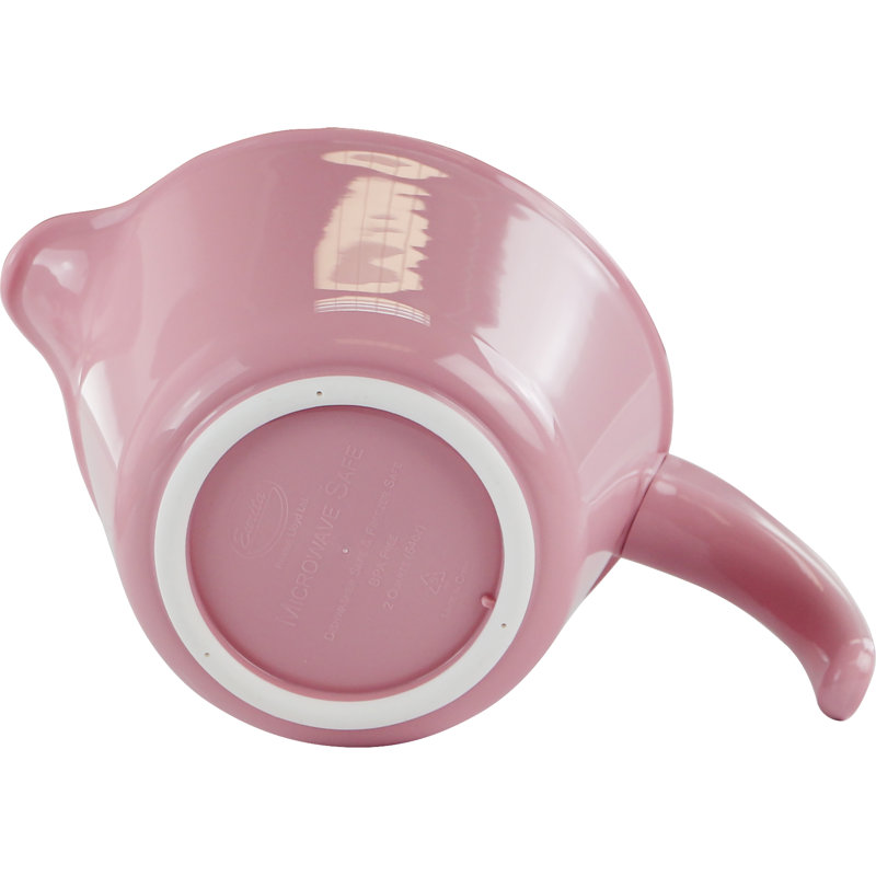 Bol en plastique Alicio de Ebern Designs, Rose