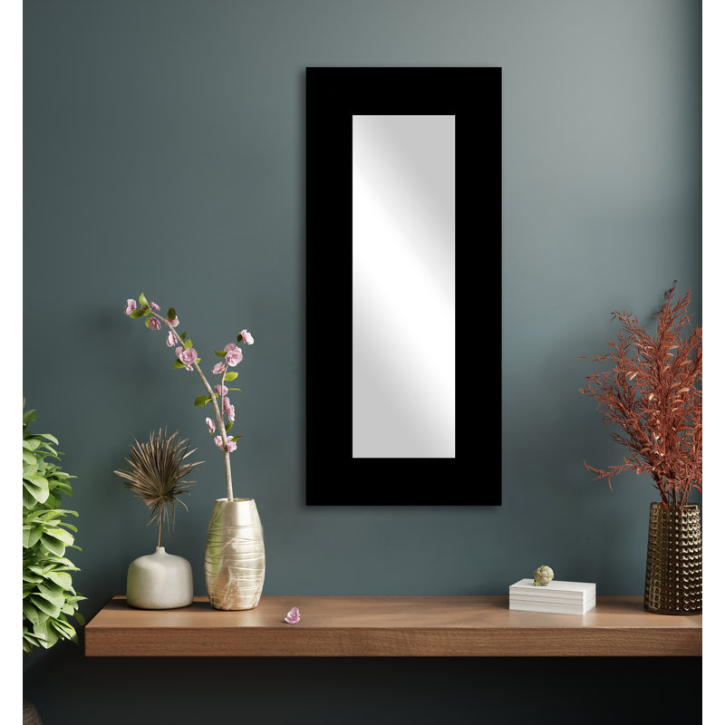 Maci Eileen Mirror, 16" x 33", Gloss Black