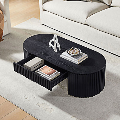 Table basse en bois avec tiroir