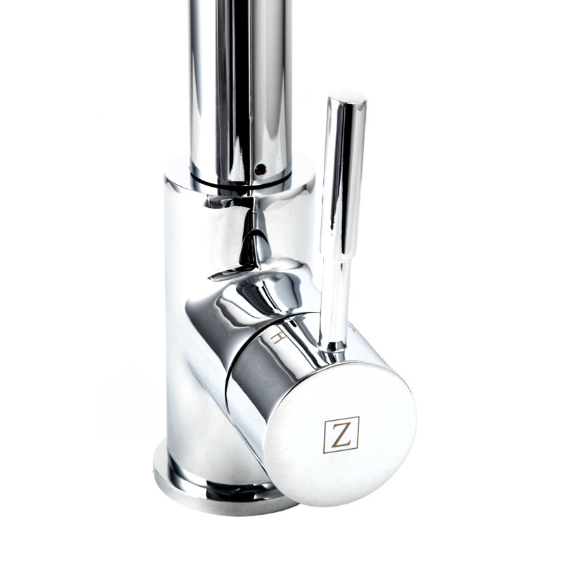 Gemini Single Handle Kitchen Faucet with Side Spray and Accessories, Chrome