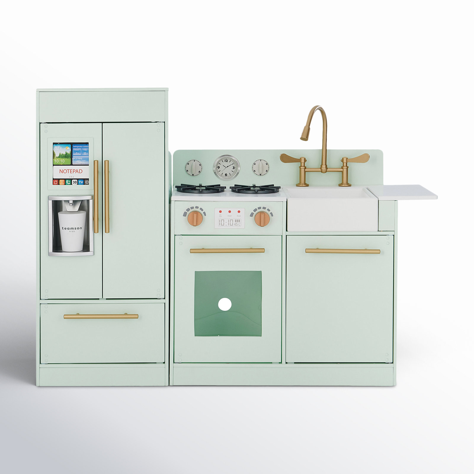 Teamson Kids Little Chef Charlotte Play Kitchen, Mint