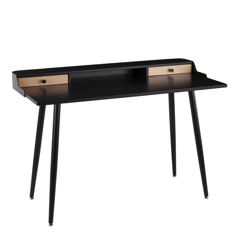 Bureau contemporain Harvey par LumiSource, Noir