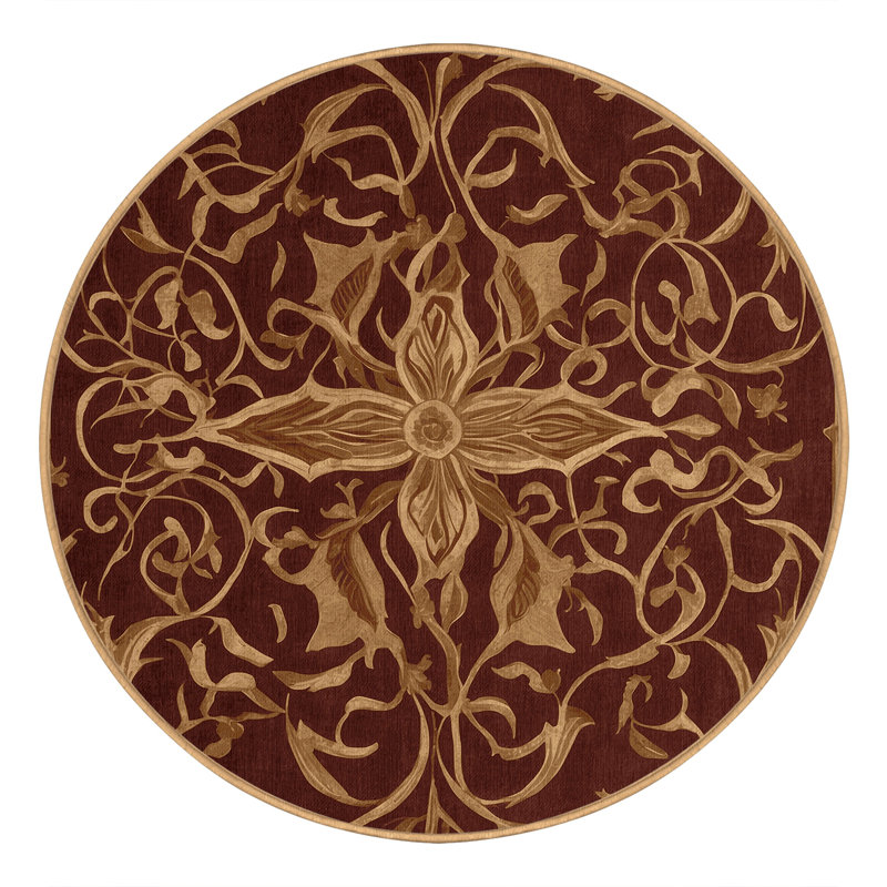 Mythic Labyrinth Rug, Round 3'