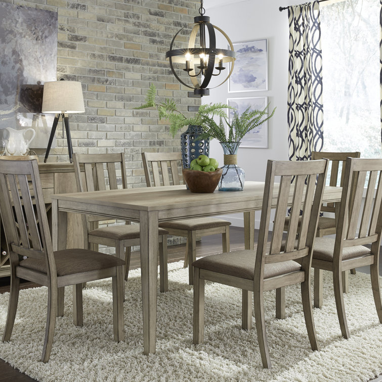Karlin 7 Piece Rectangular Dining Table Set