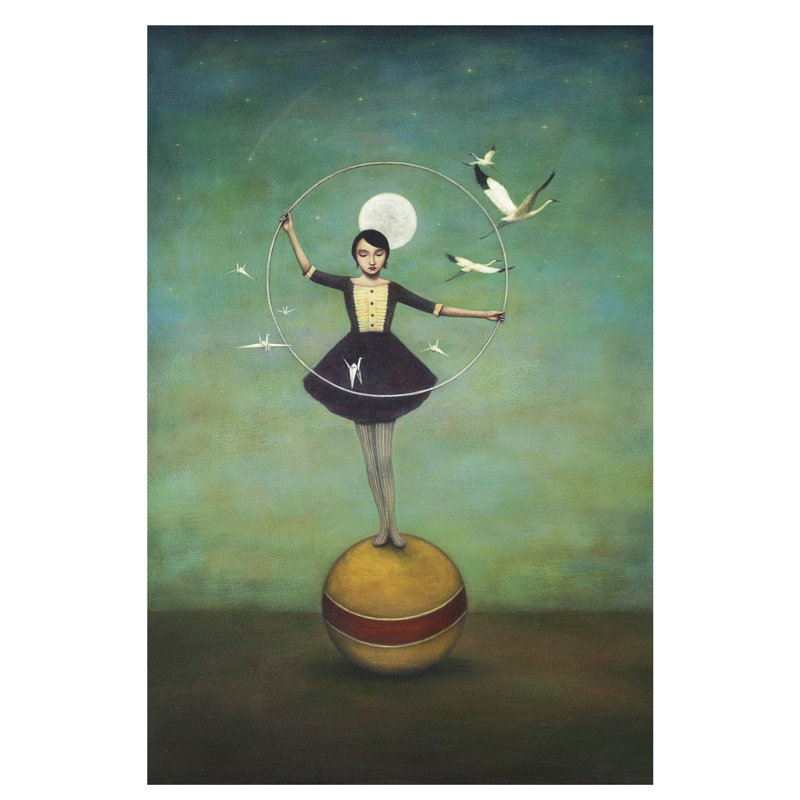 Luna's Circle by Duy Huynh - Wrapped Canvas Painting, 66.04 cm H x 45.72 cm W x 3.175 cm D