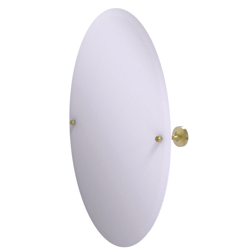 Godin Wall Mirror, Satin Brass