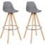 Ayala Upholstered Counter Stool with Solid Wood Frame-729140154