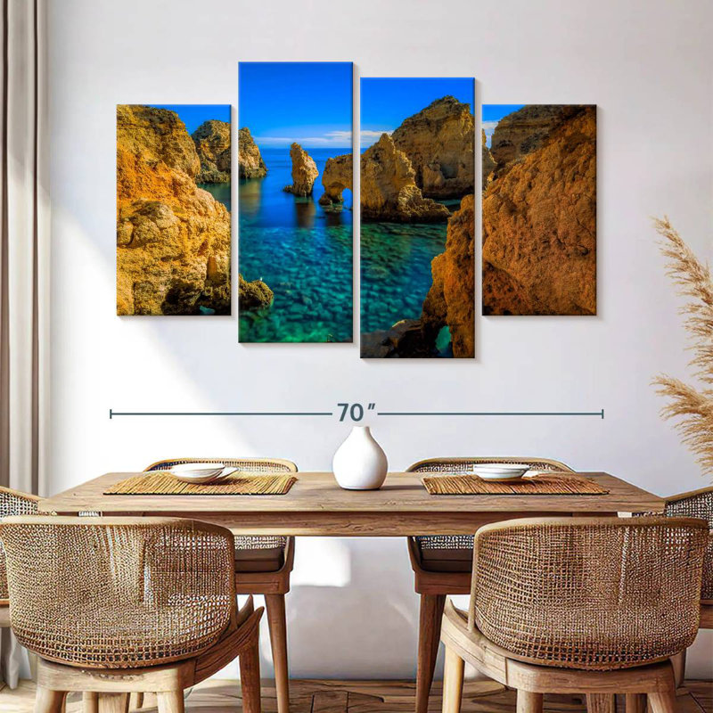 Falaises Gillard à Ponta Da Piedade, H 42 po x l 68 po